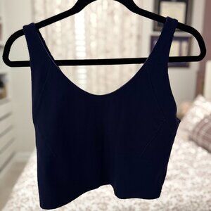 CALIA by Carrie Underwood Navy Blue Cropped Tank Top – Size L